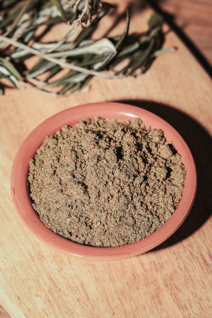 Palestinian fine zaatar — detail photo — Zaatar & Zayn