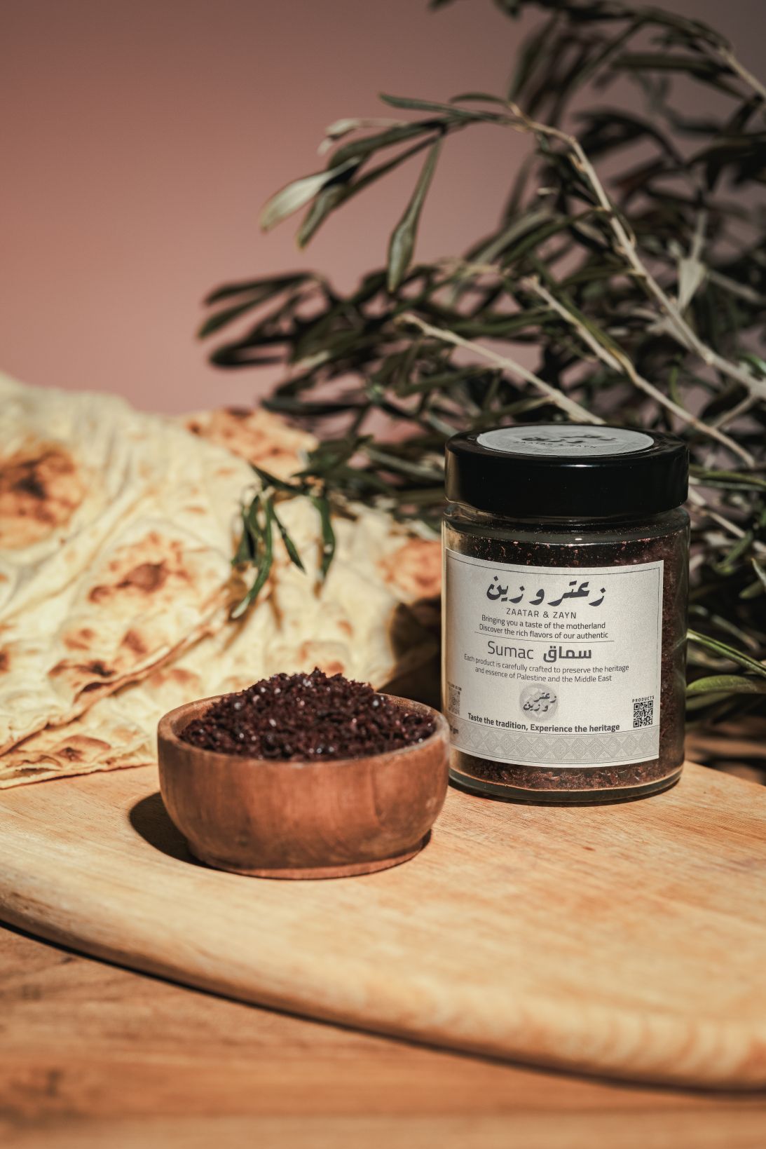 Vibrant Palestinian sumac — lifestyle photo — Zaatar & Zayn