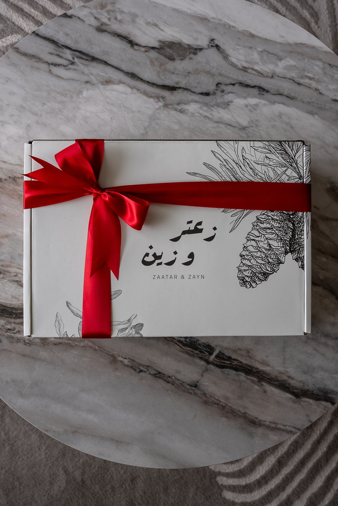 Holiday gift box — detail photo — Zaatar & Zayn