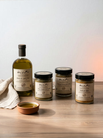 The Daily Essentials set: zaatar, olive oil and sumac — Zaatar & Zayn