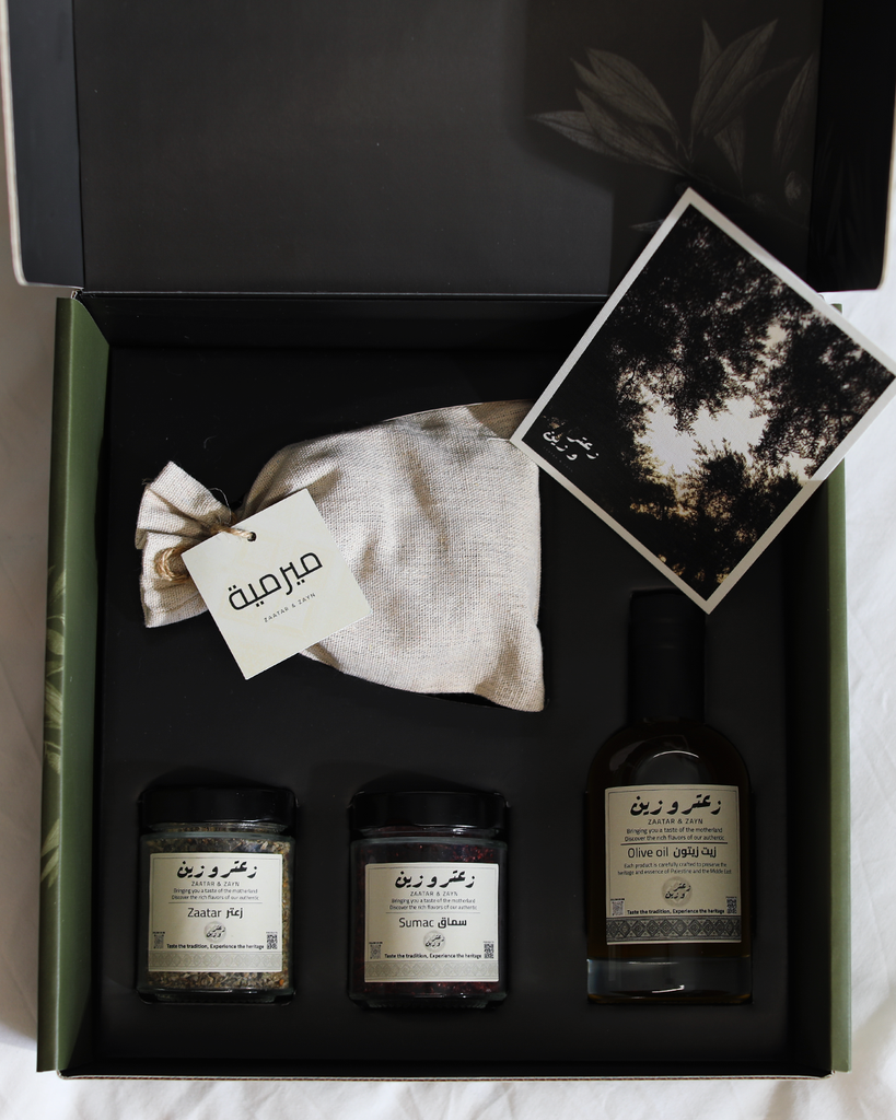 Essentials Mini gift set: olive oil, zaatar, sumac and maramia — Zaatar & Zayn