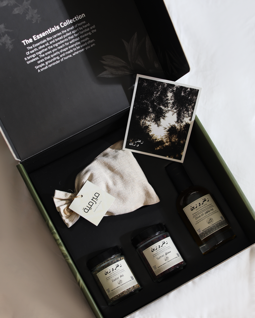 Essentials Mini gift set: olive oil, zaatar, sumac and maramia — Zaatar & Zayn